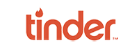 Logo de l'app de rencontre Tinder